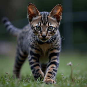 Charcoal Bengal Cat