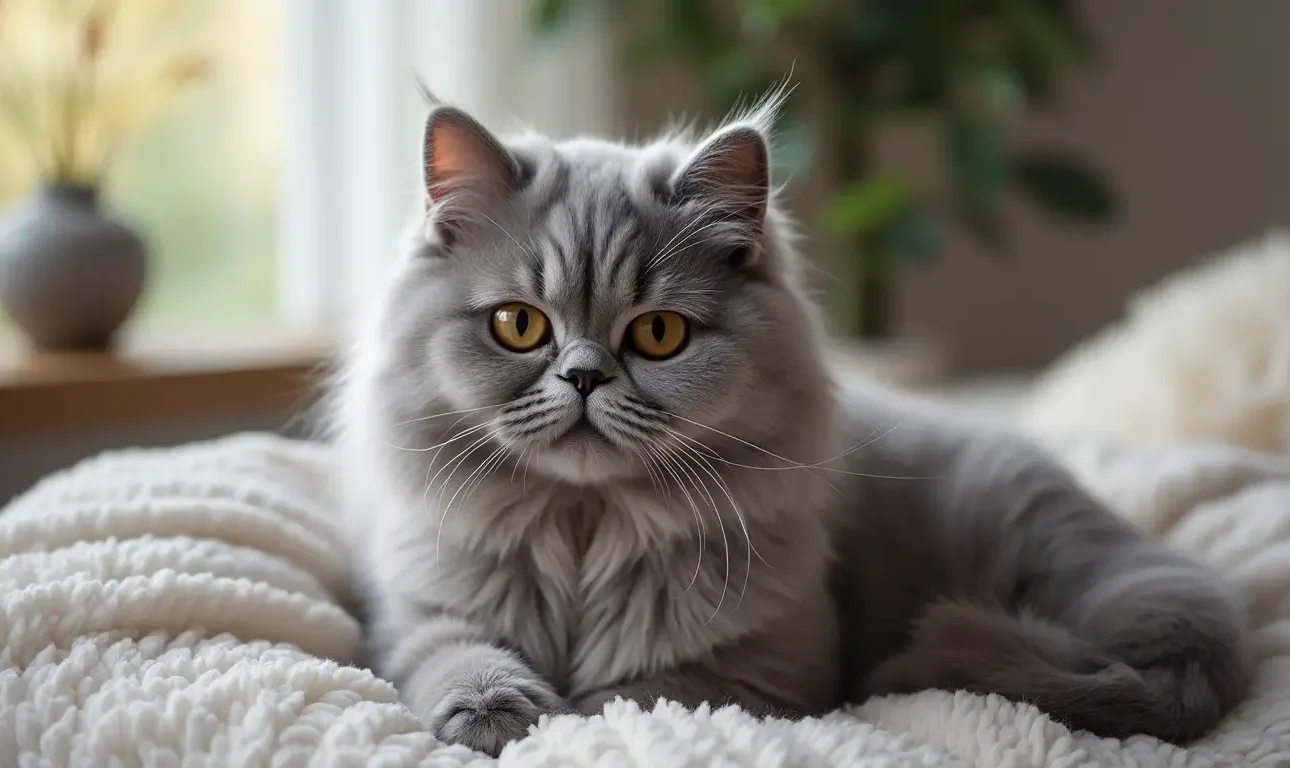 Gray Persian Cats