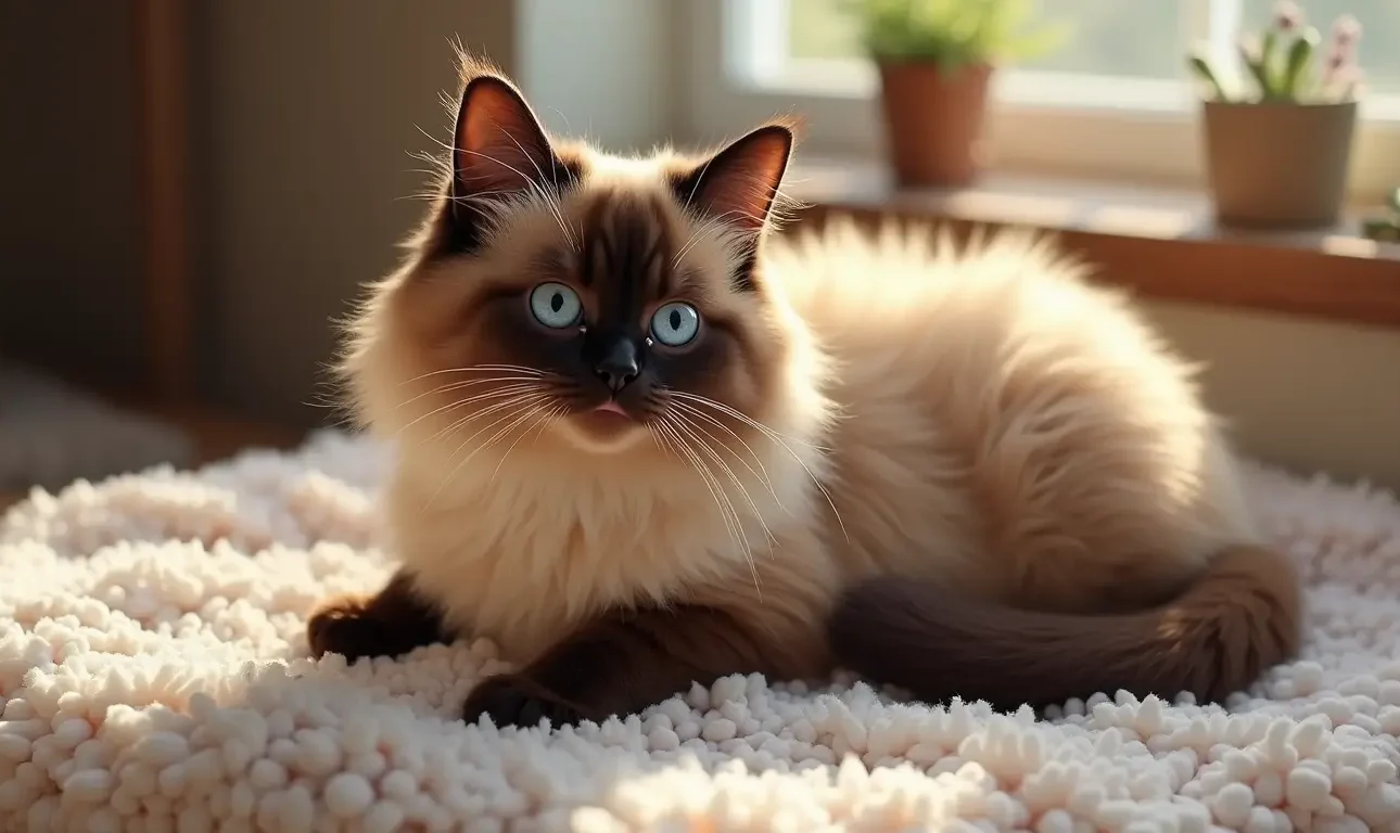 brown ragdoll cat