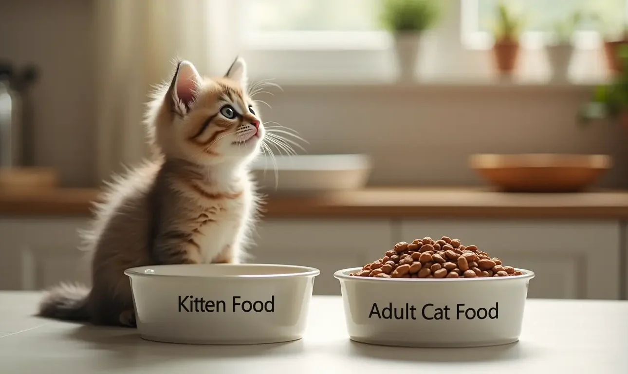 can kittens eat adult cat food