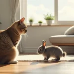 cat and bunny